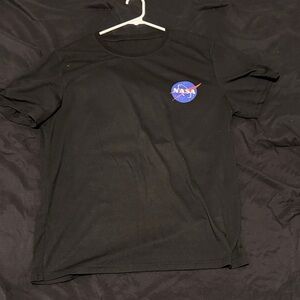 Black NASA Logo T-Shirt
